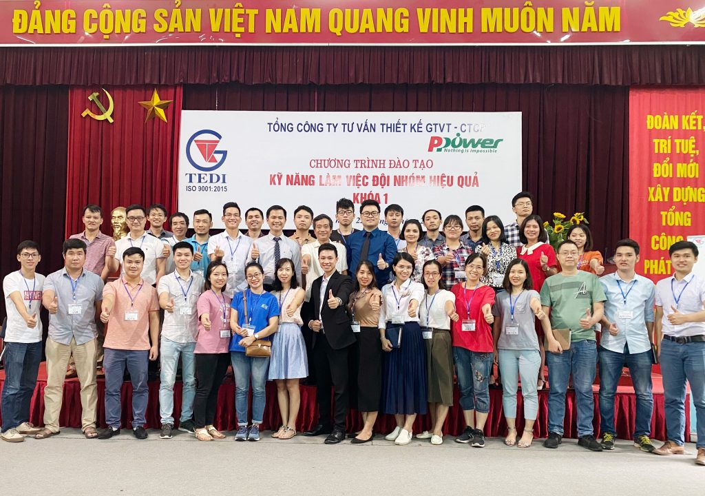 KHOÁ ĐÀO TẠO NÂNG CAO NĂNG LỰC NHÂN SỰ CHO TEDI – TỔNG CÔNG TY CP TƯ VẤN THIẾT KẾ GIAO THÔNG VẬN TẢI.