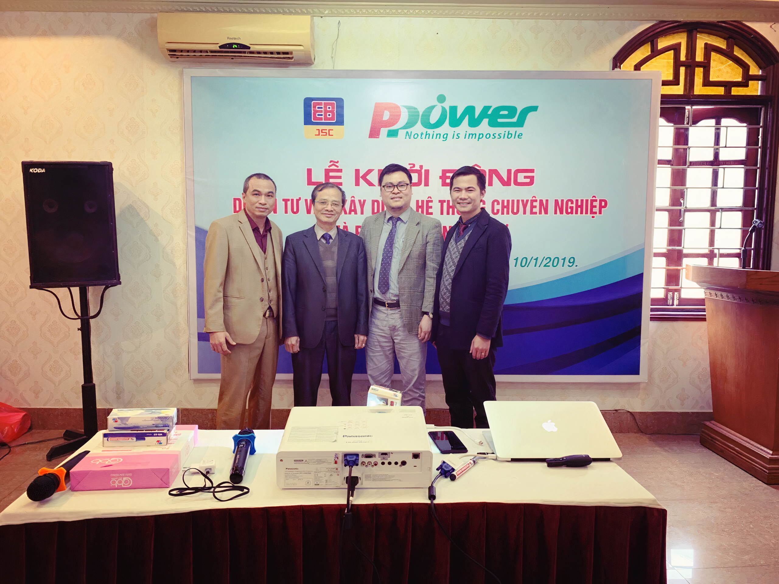 Đại diện dự án giữa PPower và ICOP Group.
