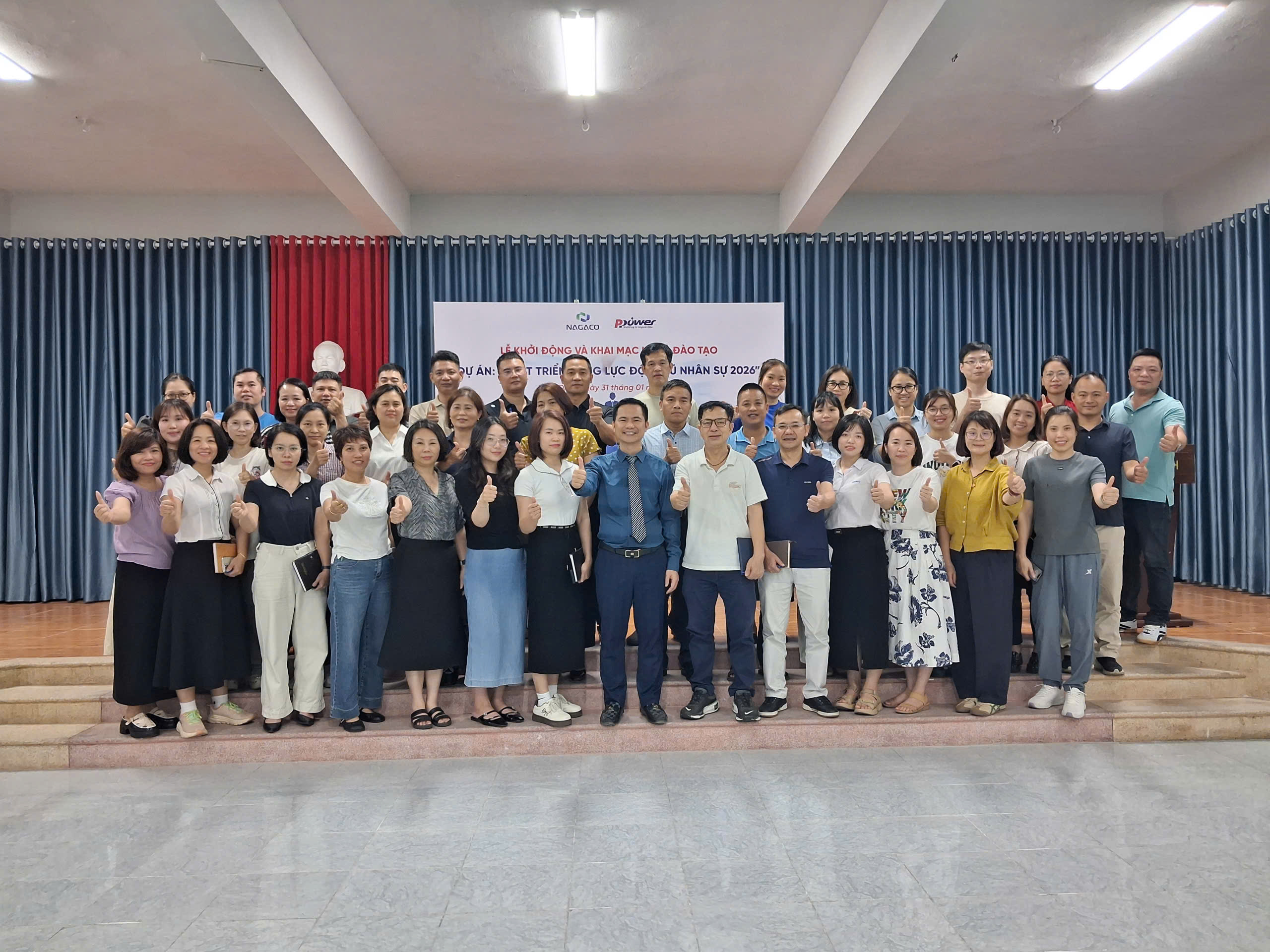 Buổi đào tạo phát triển năng lực đội ngũ của Công ty May Nam Định